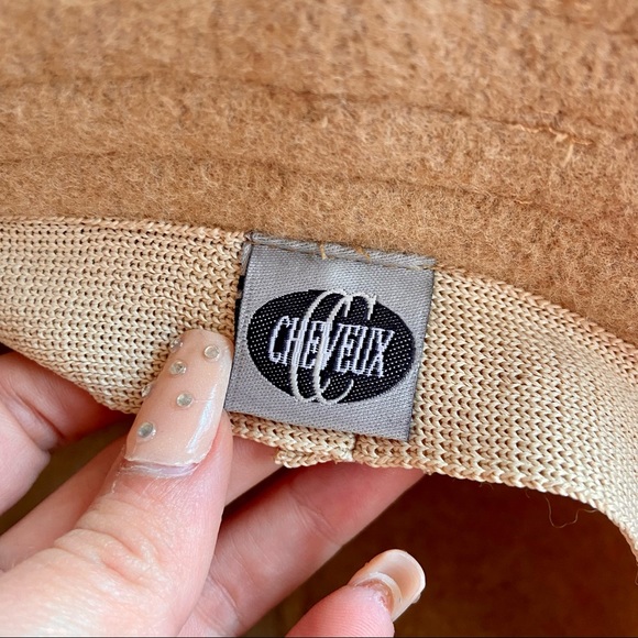 60’s/70’s Vintage Tan Wool Bucket Hat - Picture 6 of 7